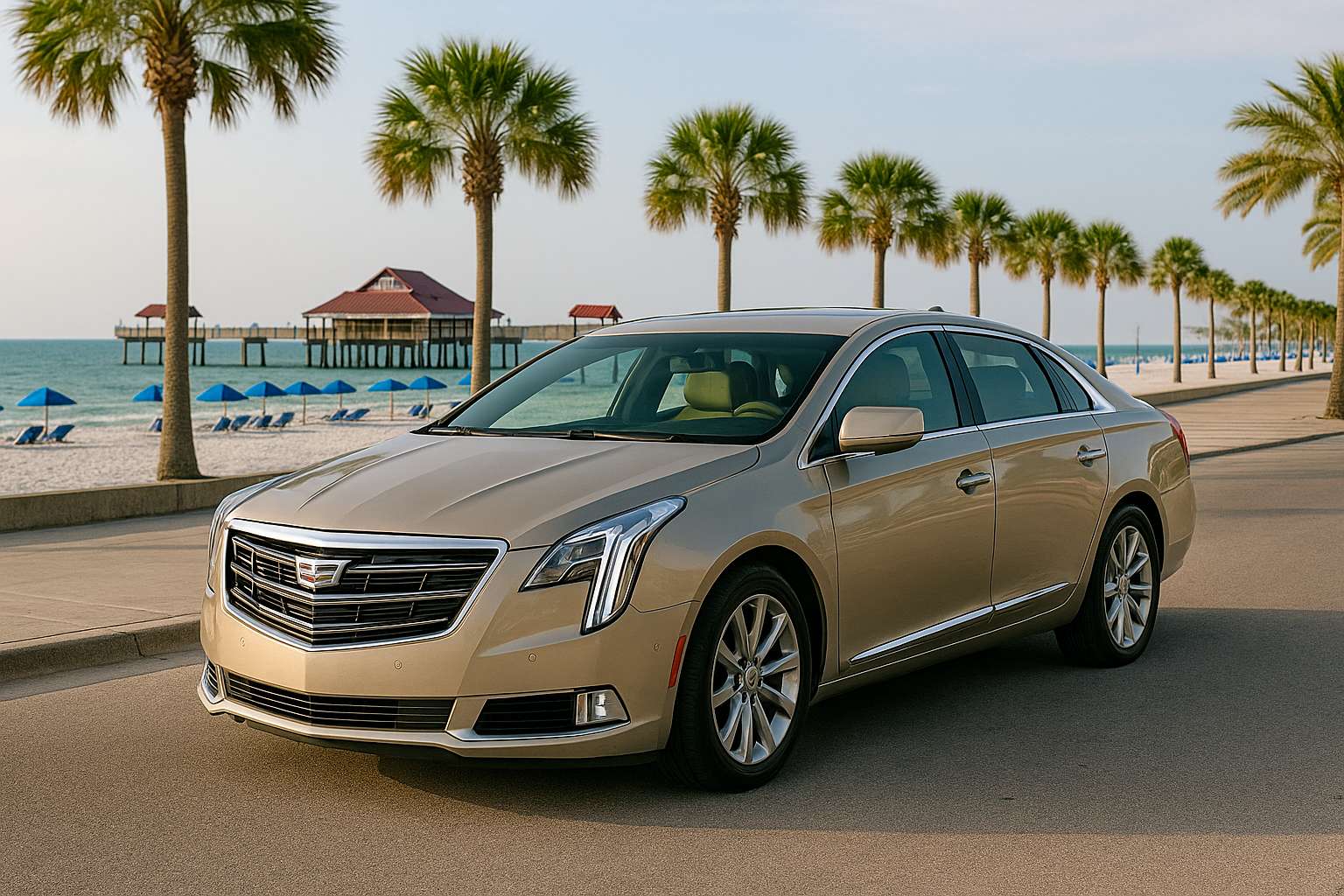 Private car service to Clearwater Beach and Pier 60