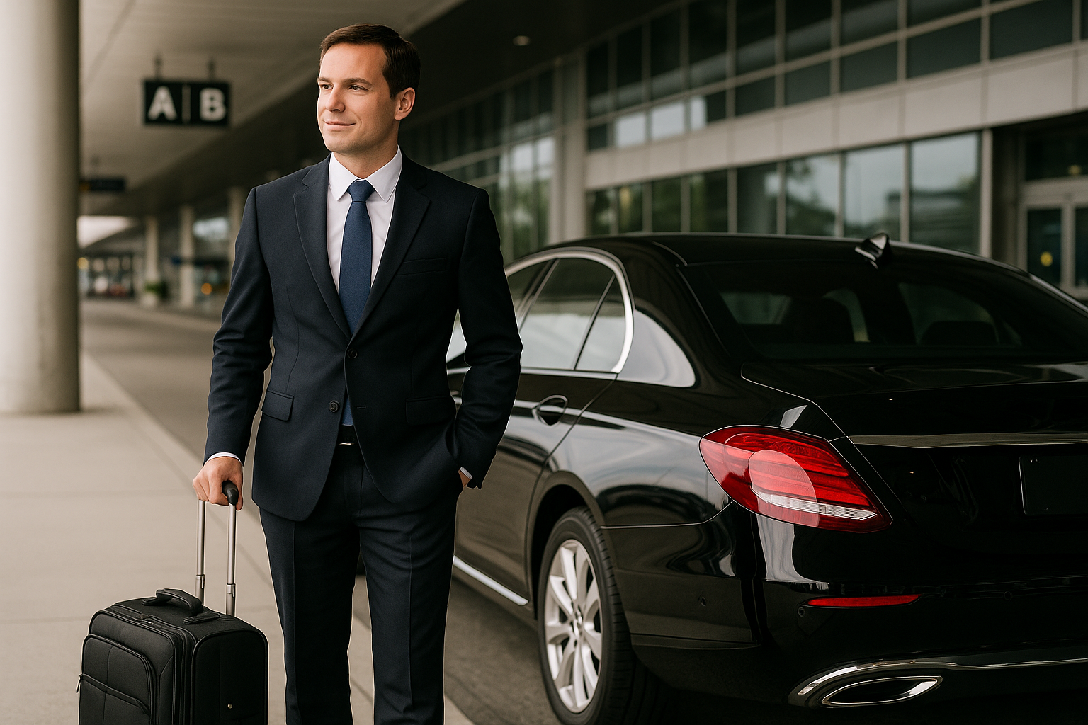 Executive corporate transportation to Tampa International Airport. Luxury Car Service.