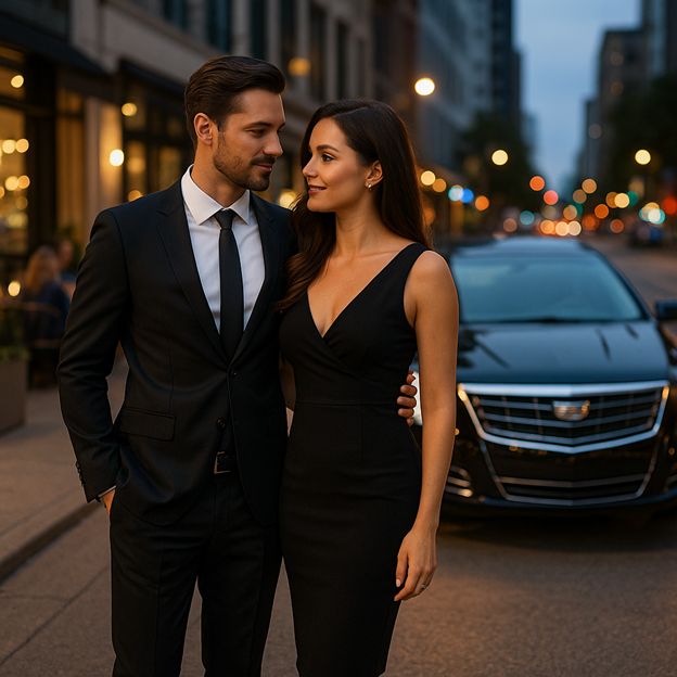 Luxury car service for date night in Tampa Bay
