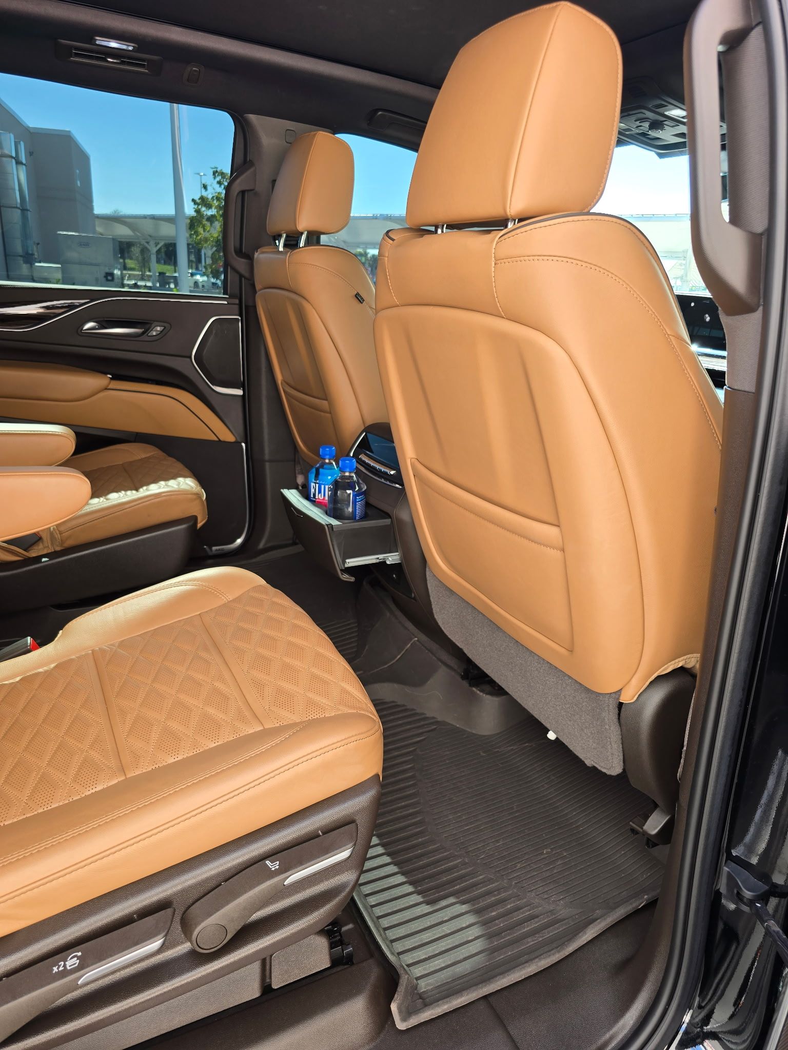 Luxury Cadillac interior with premium seating